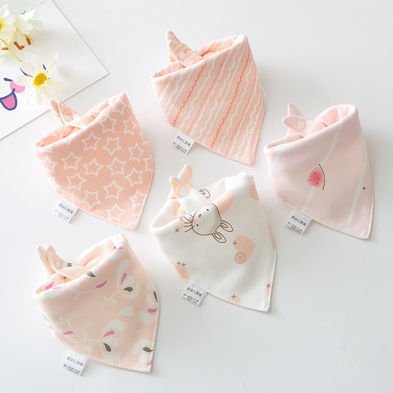 Cartoon Bandana Bibs (5pcs) – Bambino House