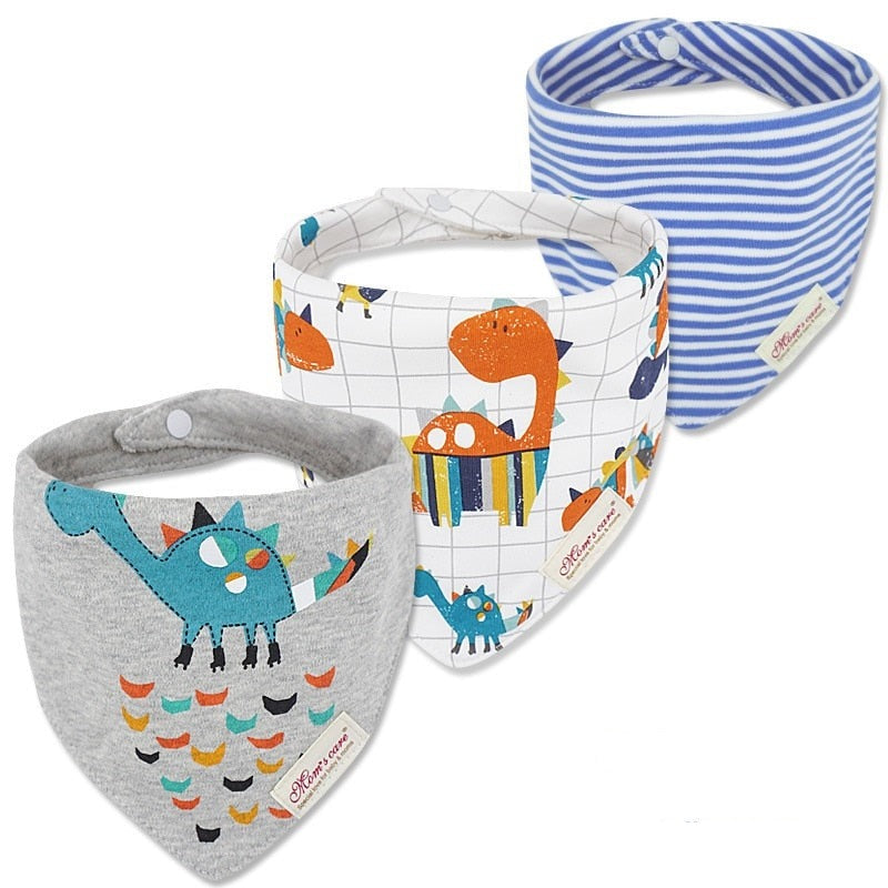 Cute Bandana Bib Set (3pcs)