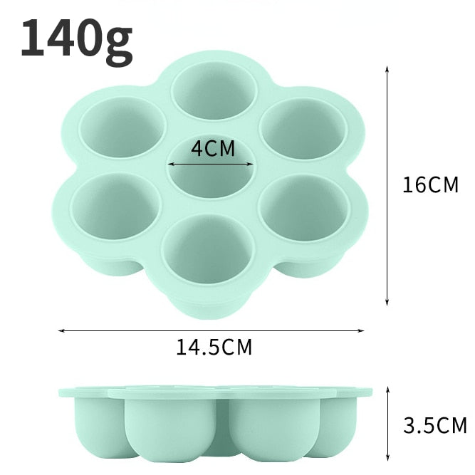 7 Compartment Baby Food Silicone Container