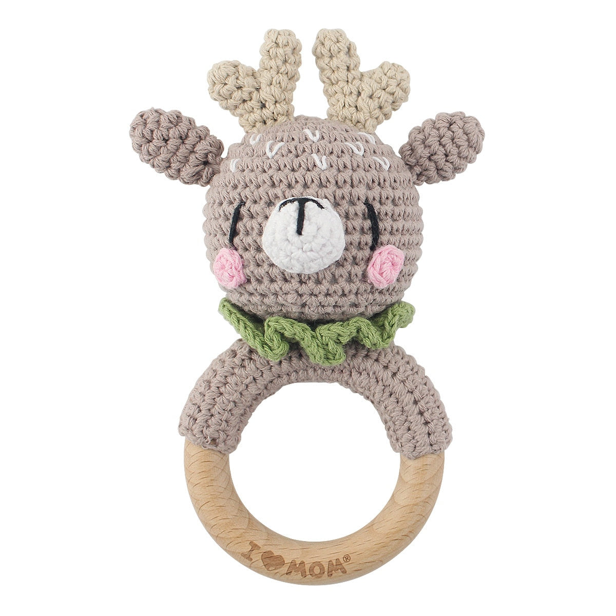 Cute Crochet Animal Rattle Toy