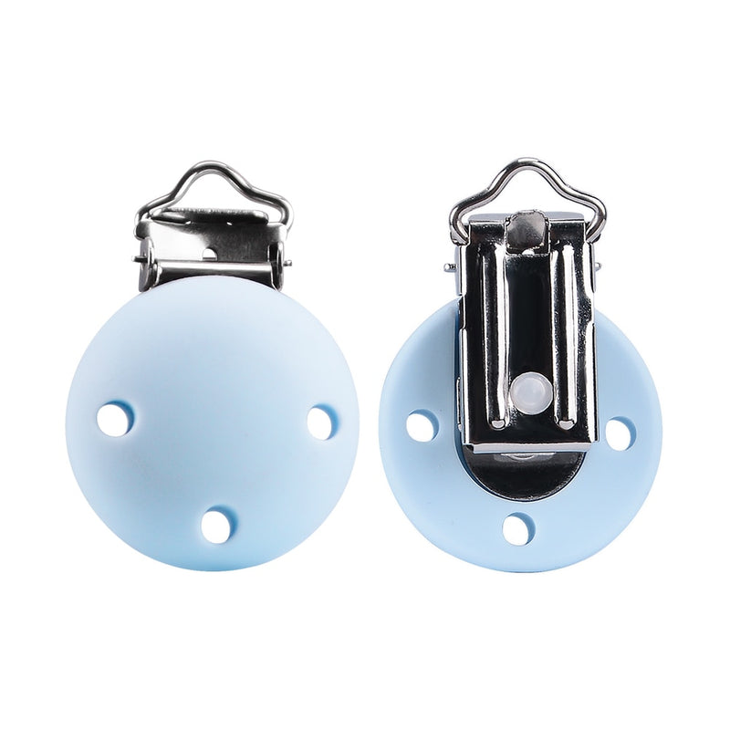 Round Shaped Pacifier Clips (5pcs)