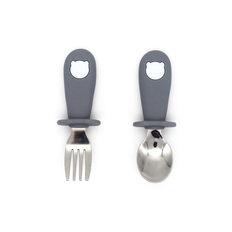 Cute Bear Baby Cutlery