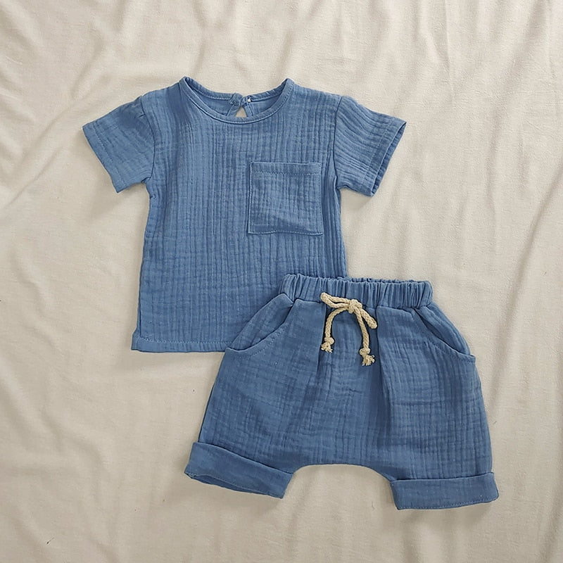 Summer Casual Baby Clothing Set