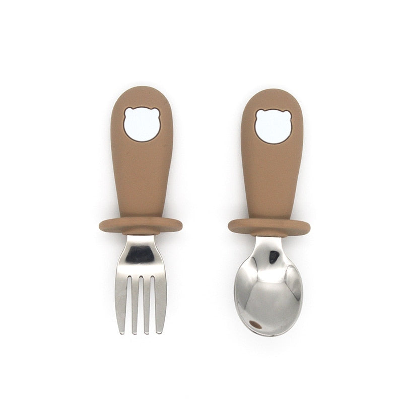 Cute Bear Baby Cutlery