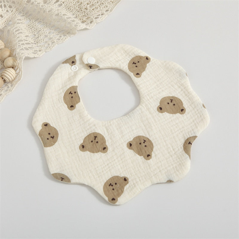 Flower Shape Baby Bibs