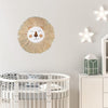 Woven Lion Wall Decor