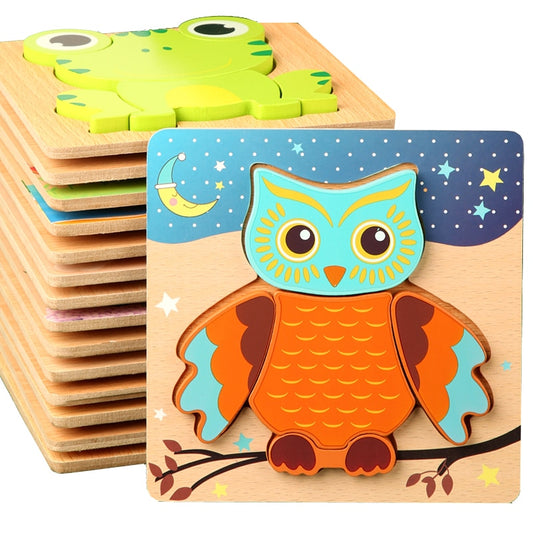 3D Wooden Puzzles