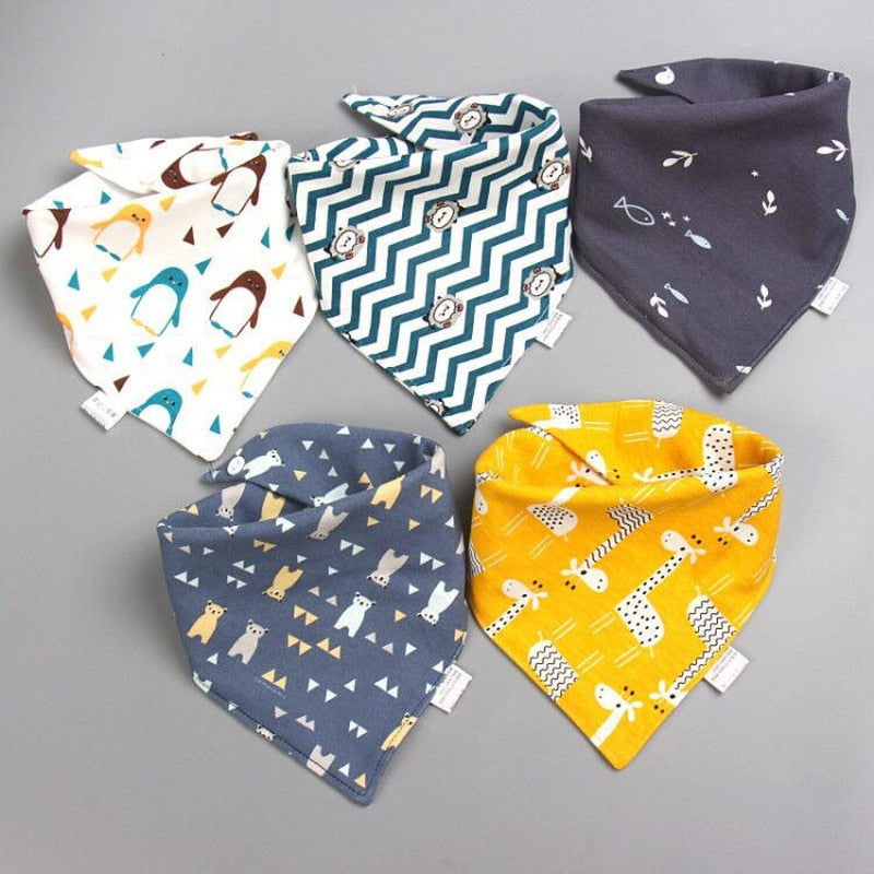 Triangle Scarf Bibs (5 pieces)