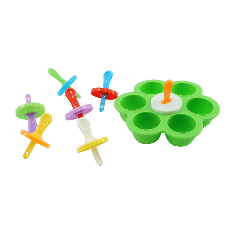 7 Compartment Baby Food Silicone Container
