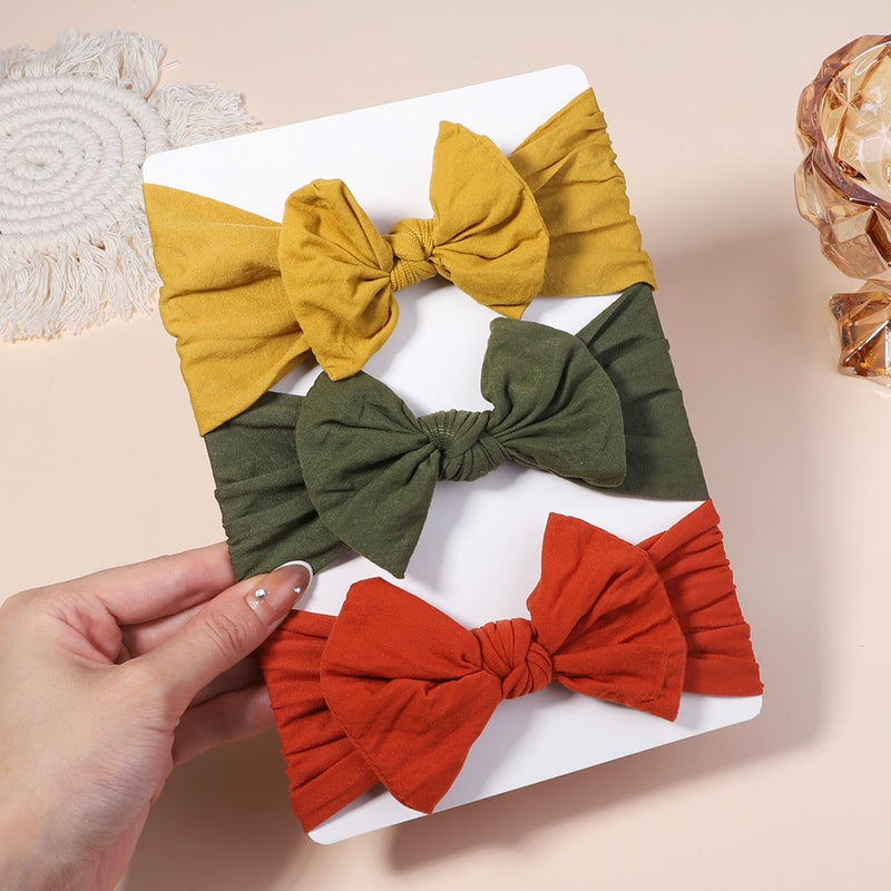 Knitted Baby Headbands (3pcs)