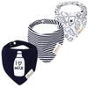 Cute Bandana Bib Set (3pcs)