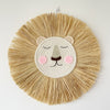 Woven Lion Wall Decor