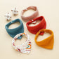 Cotton Drool Bandana Style Bibs Set (5 bibs)