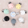 Round Shaped Pacifier Clips (5pcs)