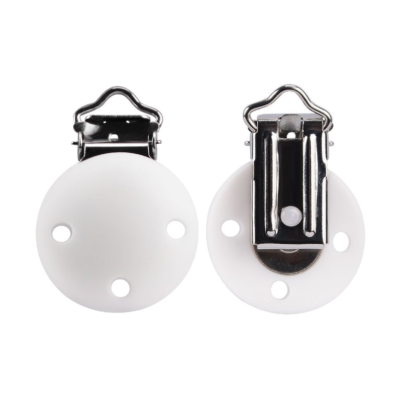 Round Shaped Pacifier Clips (5pcs)