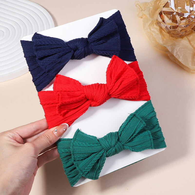 Knitted Baby Headbands (3pcs)