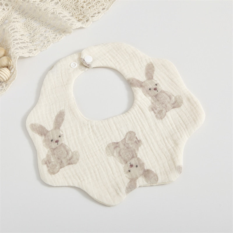 Flower Shape Baby Bibs