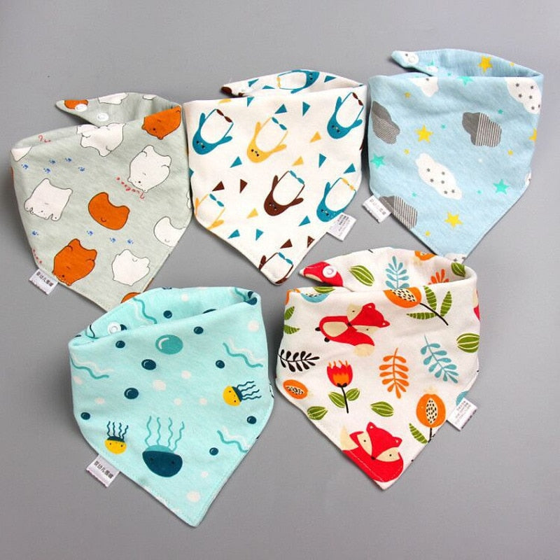 Triangle Scarf Bibs (5 pieces)