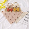 Triangle Muslin Cotton Bibs with Headbands (3pcs)