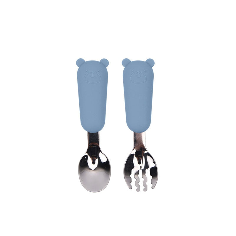 Cute Bear Baby Cutlery