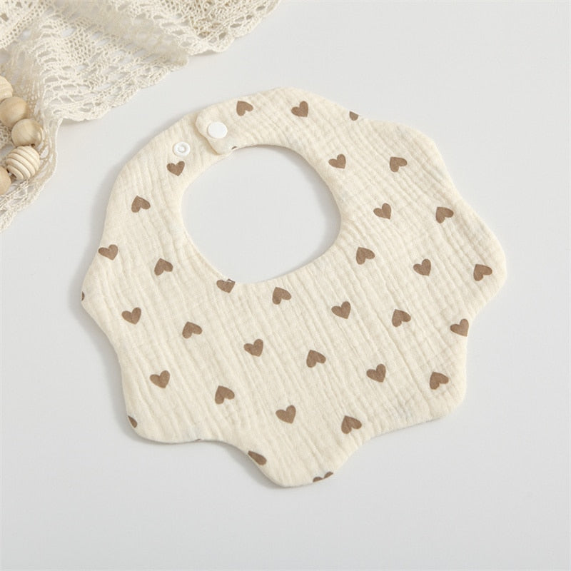 Flower Shape Baby Bibs