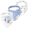 Cute Bandana Bib Set (3pcs)