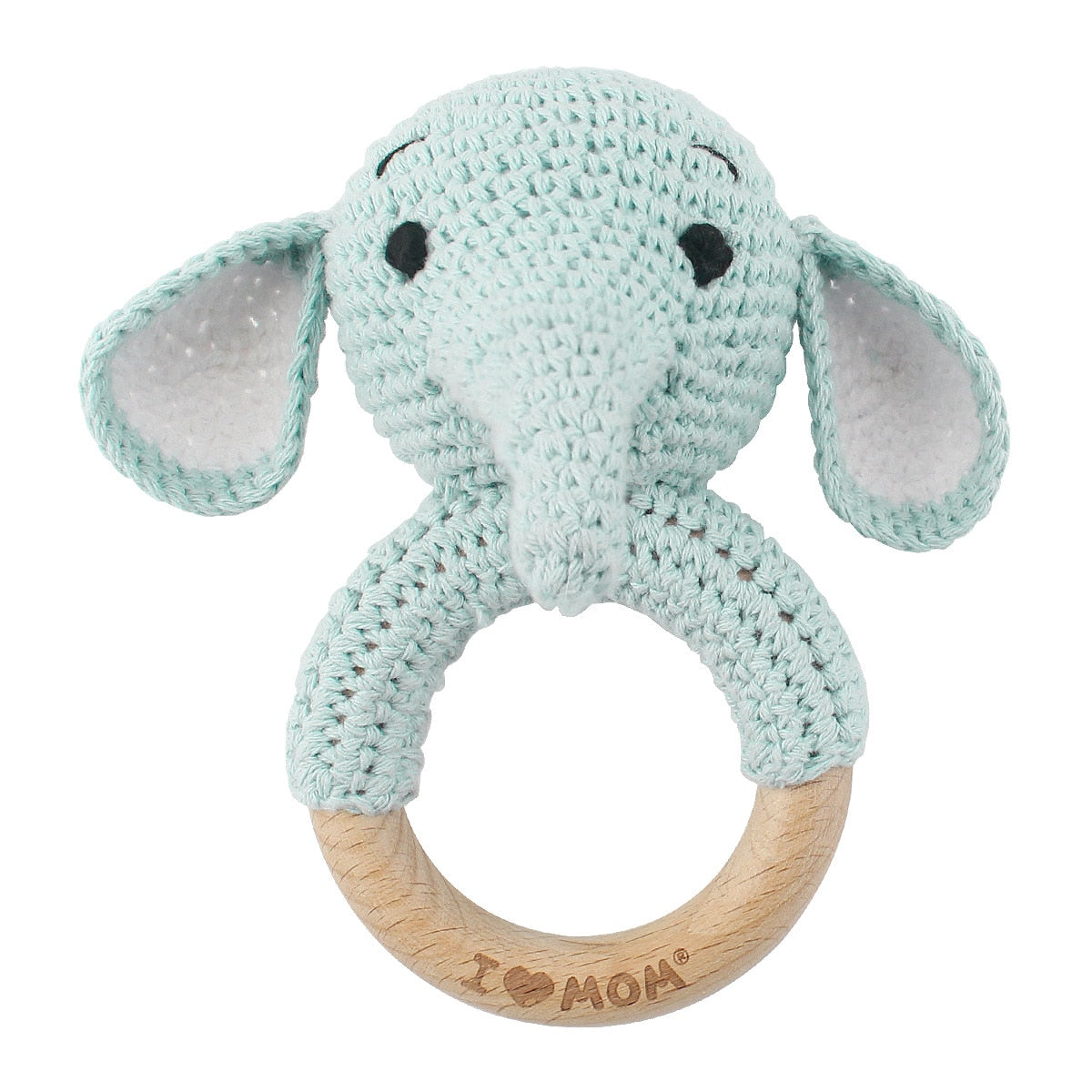 Cute Crochet Animal Rattle Toy