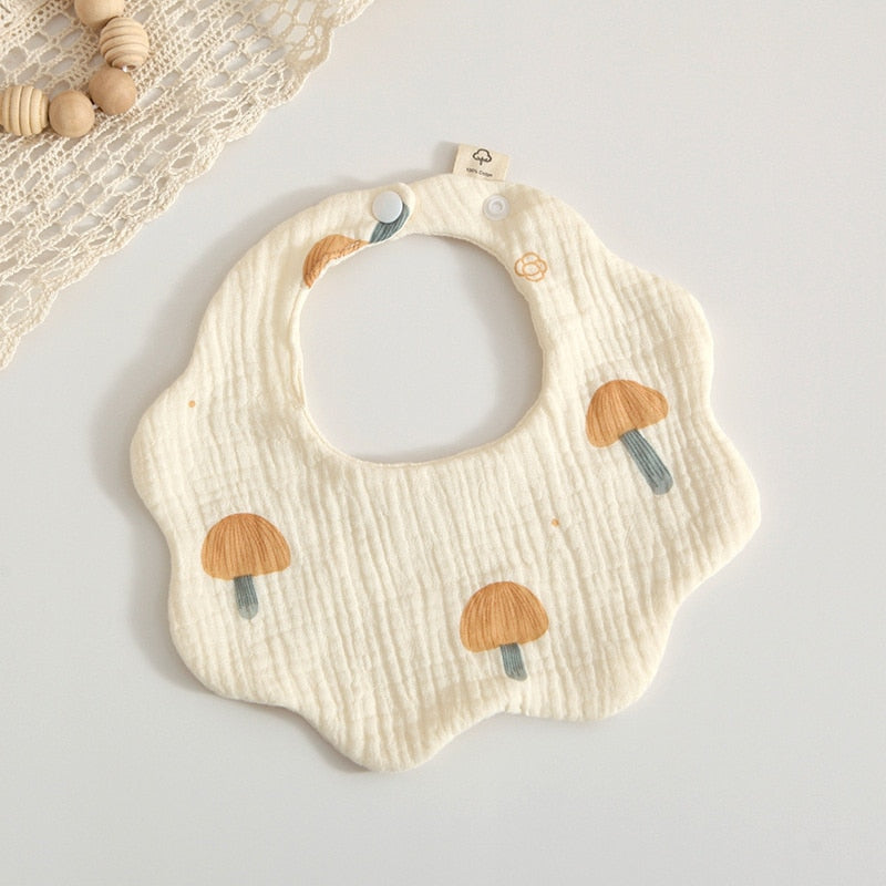 Flower Shape Baby Bibs