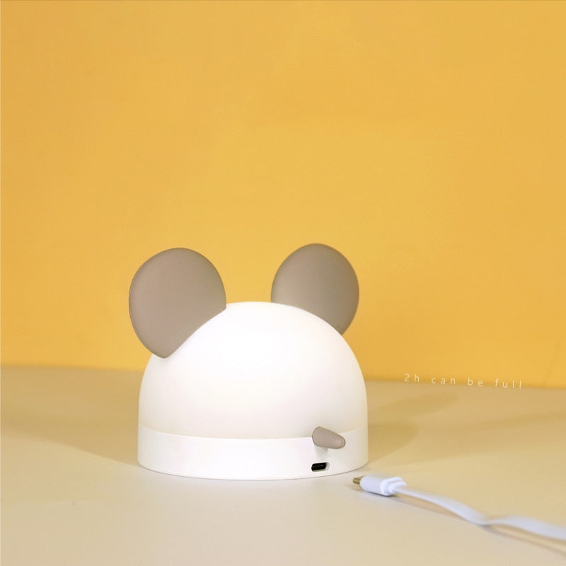 Mouse LED Night Light and Alarm Clock