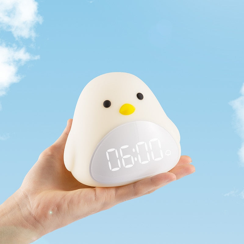 Penguin LED Night Light and Alarm Clock